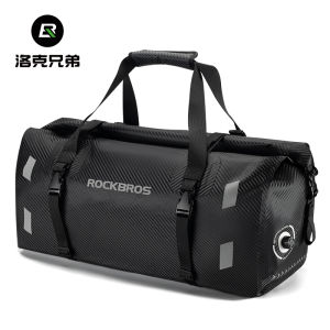 ROCKBROS Motorcycle Rear Seat Bag Waterproof 20-60L Big Capacity Reflective Design Travel Accessories
