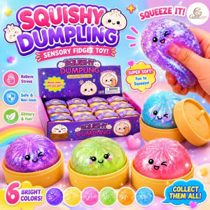 CuddleCove Glitter Series Blind Box Dumpling Squishy Toy Soft Slow Rebound Fidget Squeeze Ball Kids Gift