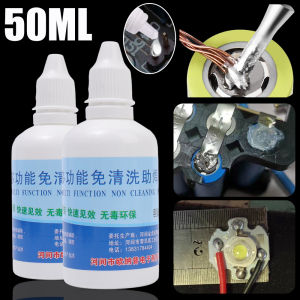 3pcs/1pc New Stainless Steel Liquid Flux Welding Solder Non-toxic Copper Paste Flux Liquid Solders Water Liquid Solders Rework Tool 50ml