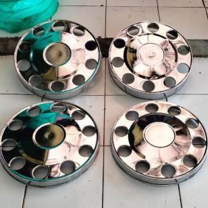 Wildop Truk Ring 16  Bulat Lubang 10 Chrome 4pcs