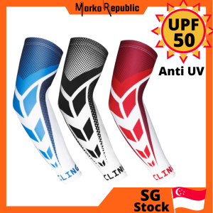 High Quality UV Sun Protection Outdoor Sport Running Cycling Fishing Cooling Seamless Elastic Arm Hand Sleeve Sleeves 1pair