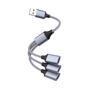 USB Y Cáp chia cho sạc OTG 3 trong 1 USB Nam để 3 USB 2.0 dây kéo dài đầu cái dữ liệu cáp sạc chia Adapter