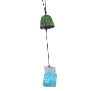 OKDEALS01 Traditional 1Pcs Japanese Style Hanging High Quanlity Good Luck Wind Chime Bell For Home Temple Garden Outdoor Decor Gift
