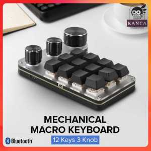 MagiDeal Keyboard Mechanical Macro Bluetooth RGB Gaming Shortcut Wired - MD-12B
