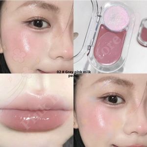 Gege Bear Highlighting Blush Cream Lip And Cheek Dual-Use Non-Caking Non-Drying Long-Lasting Color Suitable For Highlighting Lips And Cheeks.