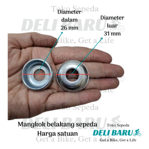 Mangkok as roda belakang sepeda
