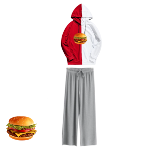 Setelan Kulot Remeja Wanita Kekinian / Baju Setelan Celana Panjang Wanita Kekinian Dan Hoodie Kombinasi Motif Child Love