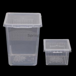 [COD] Springhooe Plastic Insect Spider Habitat Feeding Box Case Container Tank Transport Case Toy