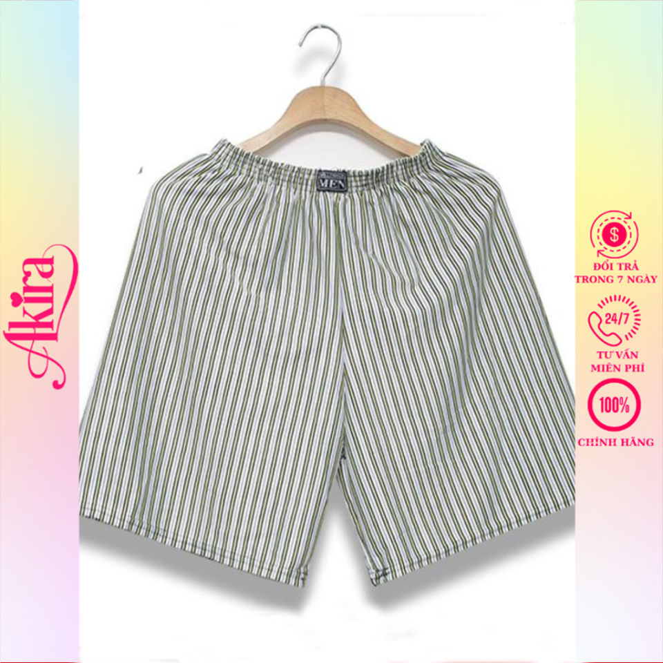 Combo 5 quần đùi nam quần đùi mặc nhà quần ngủ kẻ sọc phối sọc caro vải đẹp thoáng mát bốn mùa