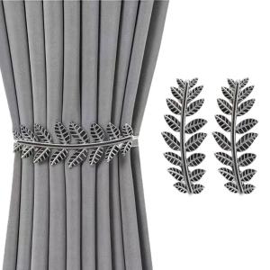 Decorative Curtain Tiebacks Cord Metal Spring Curtain Rope Buckles Creative Curtain Holder Curtain Clip for Home Decors