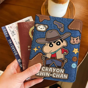 Ví Đựng Hộ Chiếu Hoạt Hình Shin/Kitty/Kuromi – Passport Holder Đa Năng LILA VPAS58