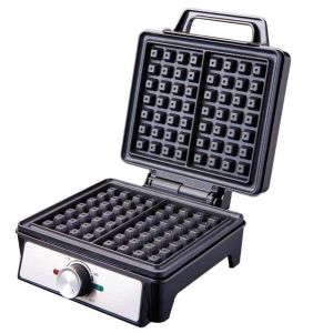 Portable Thick Body Waffle Iron With Temp Control Knob Easy Clean For Household Dessert Baking