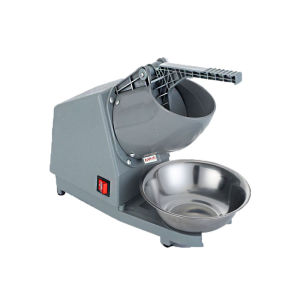 {Four Blade+Stainless} Ice Crusher Electric Heavy Duty Four Blade Ice Crusher Machine  Stainless for Scramble Automatic Ice Shaver Machine Electric Commercial High Power Ice Maker Machine Portable