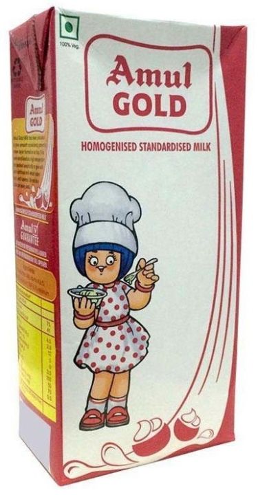 Amul Gold Homogenised Standardised Milk 1 Liter | Lazada