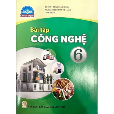 Sách - Bài tập công nghệ 6 ( Chân trời sáng tạo ) - Bán kèm bao sách và bút chì 2B