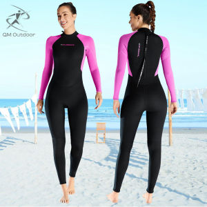 3MM diving suit Long Sleeve  wetsuit for women Warm thickening