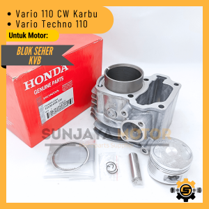 Block Boring Silinder Kualitas Original Honda KVB Blok Seher Vario 110 CW Karbu Vario Techno 110 Ori AHM
