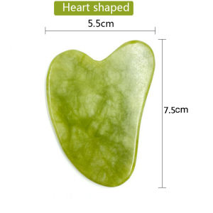 หยกหิน Gua Sha Scraper Board นวดหน้าสำหรับใบหน้า Guasha Natural Gouache Scraper สำหรับใบหน้ายกความงามเครื่องมือ