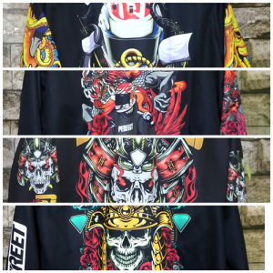 Jaket Hoodie Sweater Sunmori Fulprinting Motif Sukajan Jepang