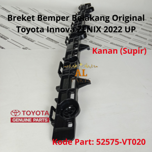 Breket Bemper Belakang Original Toyota Innova Zenix 2022 2023 2024 Part 52575-VT020