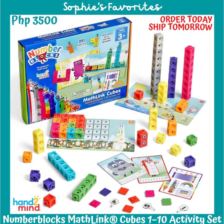 Numberblocks MathLink® Cubes 1–10 Activity Set (hand2mind) - Linking ...