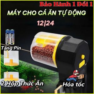 Máy cho Cá Ăn Tự Động 2 chế độ hẹn giờ 12/24h tiện lợi khi đi du lịch dài ngày