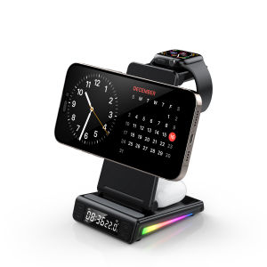 Wireless Charger Magnetic 5 in1 Fold Fast Charging Dock Station