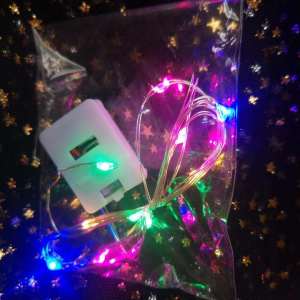 Dây đèn led trang trí fairylight đom đóm nhiều màu sắc 1m - 2m