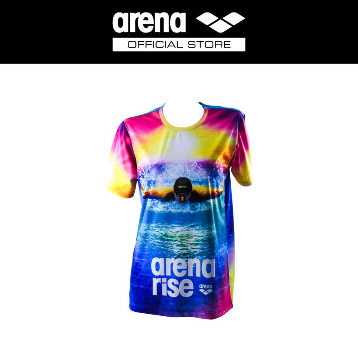 ARENA RISE T-SHIRT เสื้อลำลอง AAACT2D | Lazada.co.th