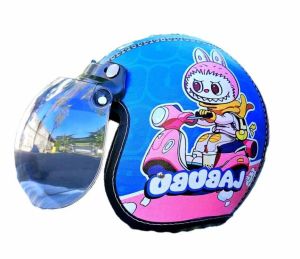 Helm Bogo anak lucu imut / Retro kasik / helm anak murah usia 2-6 tahun / Helm motif prempuan