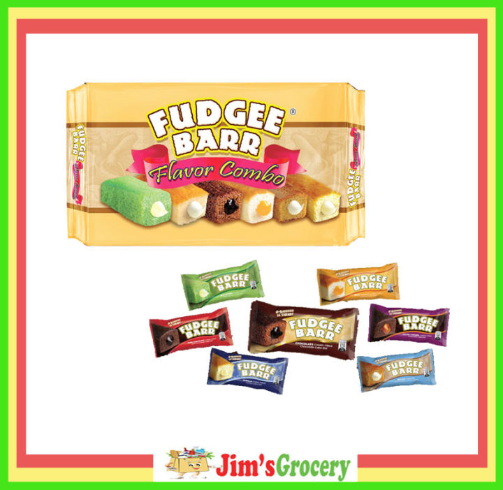 Jdl Fudgee Barr Combo Assorted Cream Filled Cake Bar 10 S 1 Pack Lazada Ph