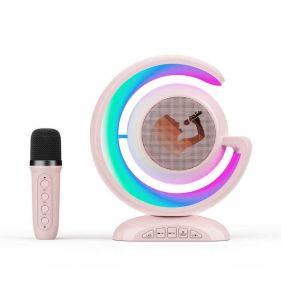 ✅100% Original AMZ YS110 Mini Bluetooth Karaoke Audio Microphone Portable Bluetooth Speaker Wireless RGB
