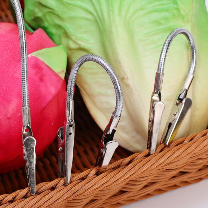 10Pcs%20Double%20Head%20Alligator%20Clips,%20Metal%20Long%20Hose%20Flexible%20Clip%20for%20DIY%20Photo%20Picture%20Note%20Holders,%20Multifunctional%20Retail%20Display%20Clamp%20-%20Image%204