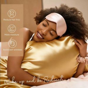 2 PCS/Set New Satin Soft Silk Solid Pillowcase 100% Quality Cool Feeling Size 48*74 cm