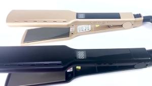 2026 Hot Sale [ Shipped from China ] Hair salon straightener and curler dual-use hair straightening clip hairdressing straightener with adjustable temperature for dry and wet use can be set to negative ions B3