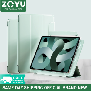 ZOYU เคสแม่เหล็กสำหรับไอแพดรองรับการจับคู่และชาร์จไฟApple Pencilเคสอัจฉริยะสำหรับไอแพดแอร์ Air 4 Pro 11 (ปี2020) 2022 Pro 11 iPad Air 5 2022 iPad mini 6 iPad Pro 11 2018 2021 Case
