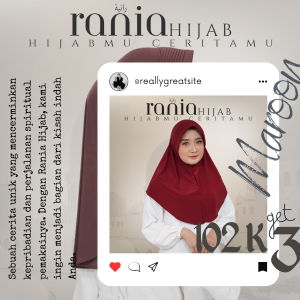 All Standard Medium size | Hijab Bergo Jannah Series | VIRAL INSTAN PREMIUM Kerudung Jilbab