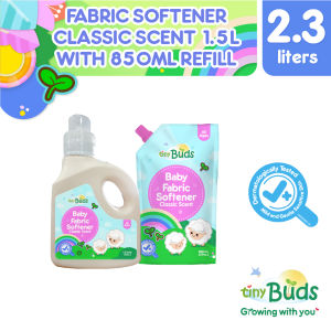 Tiny Buds Baby Classic Fabric Softener 1.5L with 1 FREE REFILL