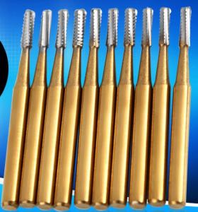 10pcs /set High Speed Dental Tungsten Steel Crown Metal Cutting Burs FG-1957