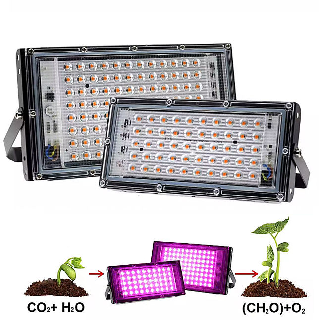 LED Grow Light 50W 100W Full Spectrum Plant Lights AC 220V LED ...
