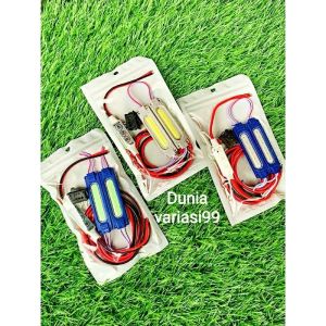Paket Lampu Kolong + Modul Kedip + Kabel Tembaga 2M + Saklar On Off Lengkap Siap Pakai Universal