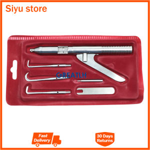 GREATLH Dental 1 Set  Automatic Crown Remover High Quality Stainless Steel Material Dental Tools with 3 Working Tip