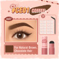 PINKFLASH Waterproof Eyebrow Cushion Stamp with 10 Reusable Stencil Set 1 E19. 
