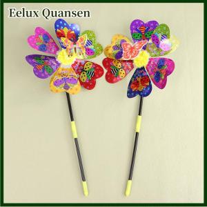 Eelux 1 chiếc cối xay gió kim sa nhiều màu sắc Cây kim tuyến 3D hình động vật hoạt hình đồ chơi trẻ em ngoài trời trang trí sân vườn nhà cửa