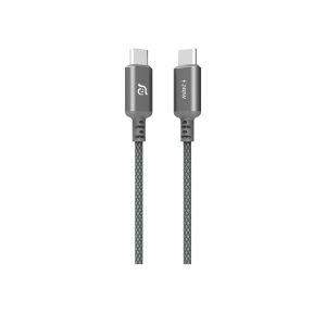 ADAM Element CASA P120 / P200 USB-C to USB-C 240W Braided Charging Cable 480Mbps Data Transfer PD 3.1  Color: Black Gray Red  Grab genuine / authentic ADAM Element CASA P120 / P200 USB-C to USB-C 240W Braided Charging Cable 480Mbps Data Transfer PD 3.1