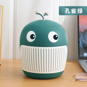 Desktop trash can light luxury style cuteoffice table coffee table storage bin small table top bin