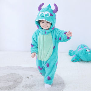 Boys Girls Costume Cute Animal Onesie Halloween Cosplay Outfit Festival Party Jumpsuit Kigurumis Winter Warm Clothes2026