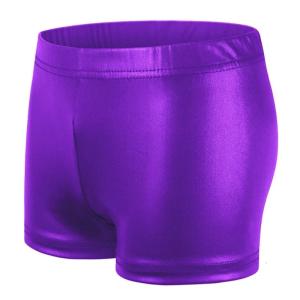 Bronzing Childrens Dance Leggings Soft and Breathable Fabric Kids Shorts Bottoming Pants for Active Dancers