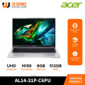 Acer Aspire Lite AL14-31P-C6PU 14" Full HD N100 8GB DDR5 512GB SSD UHD Windows 11 Laptop. 