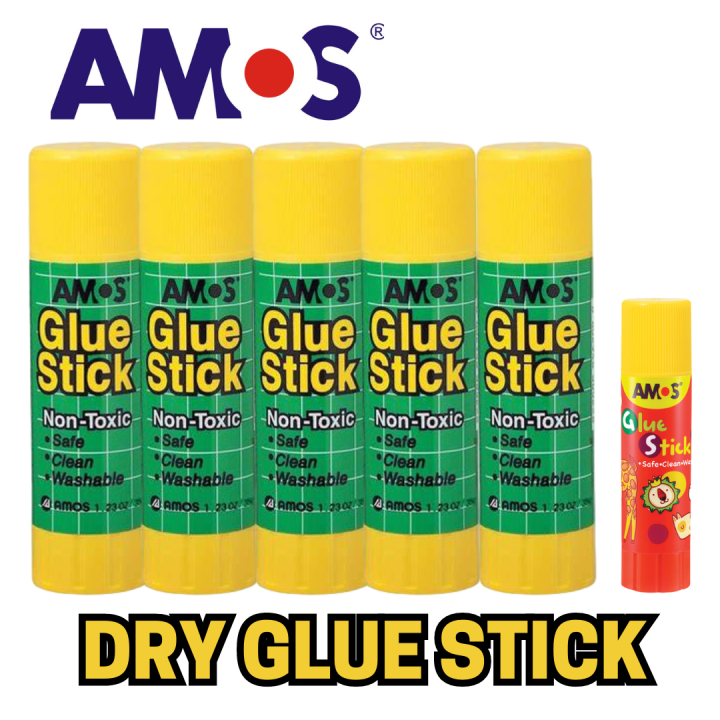 Amos Glue Stick 8g 22g 35g Lazada
